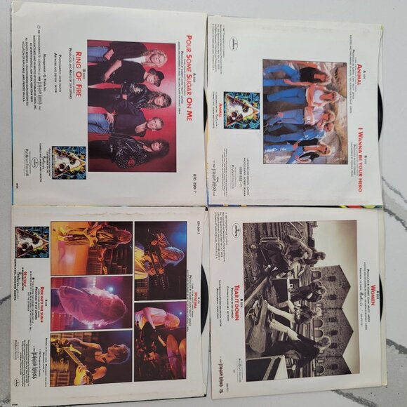Def Leppard 4 Vinyl records Animal, Hysteria, Women and Pour Some Sugar on Me - Picture 3 of 16